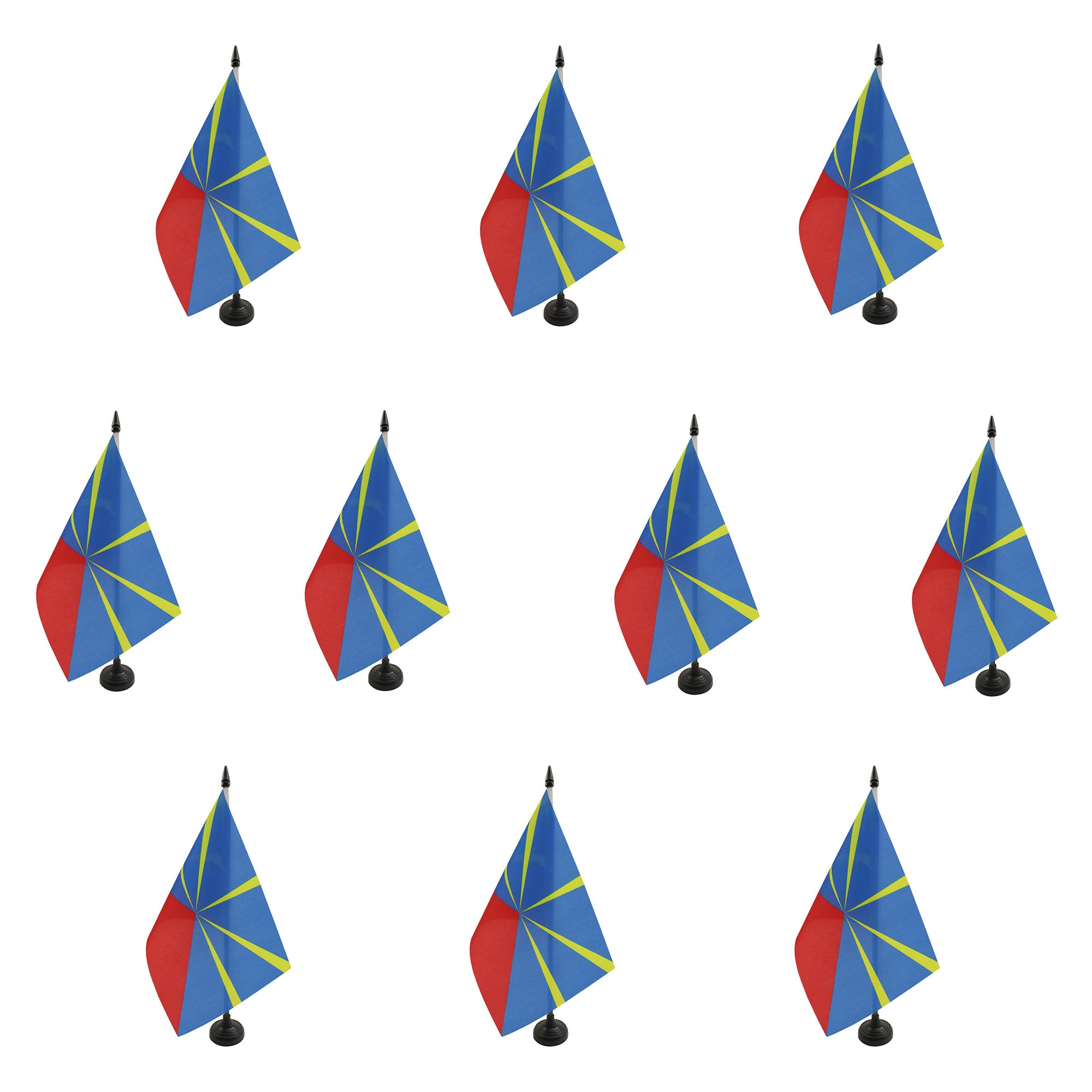 Drapeaux Réunionais de bureau pour décorer vos réunions et événements de lot 10