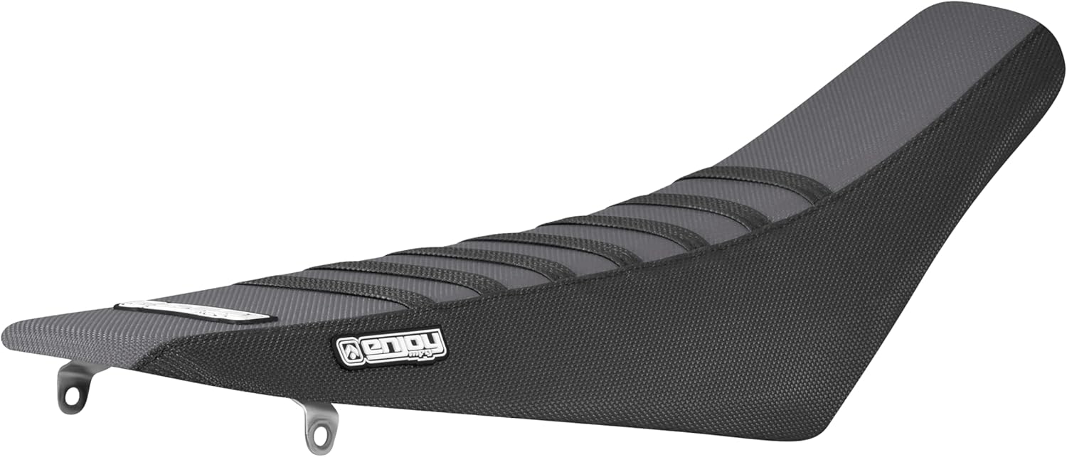 Enjoy Mfg Seat Cover - Compatible with Honda 2002-2008 CR 125 CR 250#55 (All RED/Black Ribs)