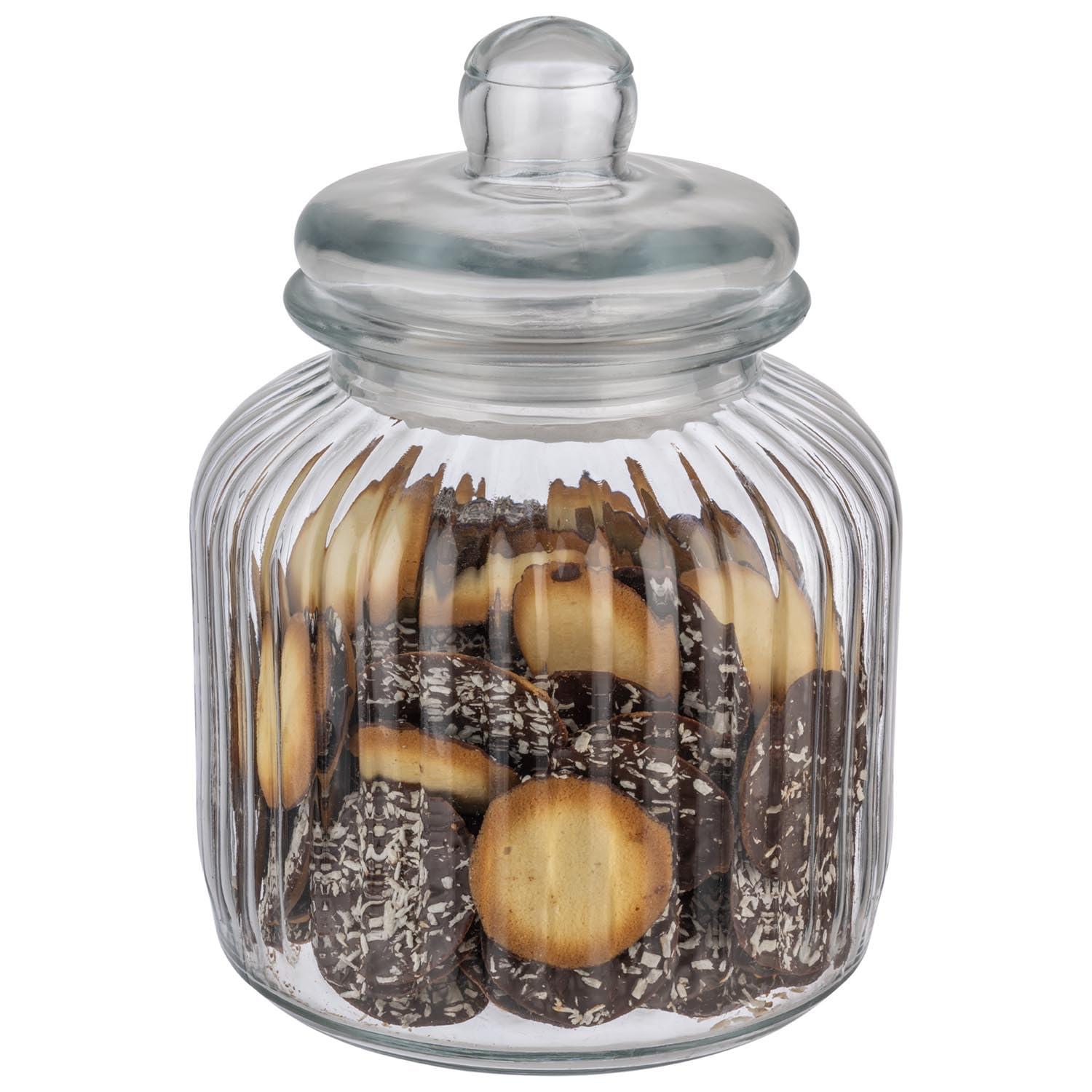 APS Cookiego 82268 Storage Jar, Diameter 17 cm, Height: 24.5 cm, 3 Litres, Glass, Opening: Diameter 9 cm, Transparent, 3 litri - Image 2