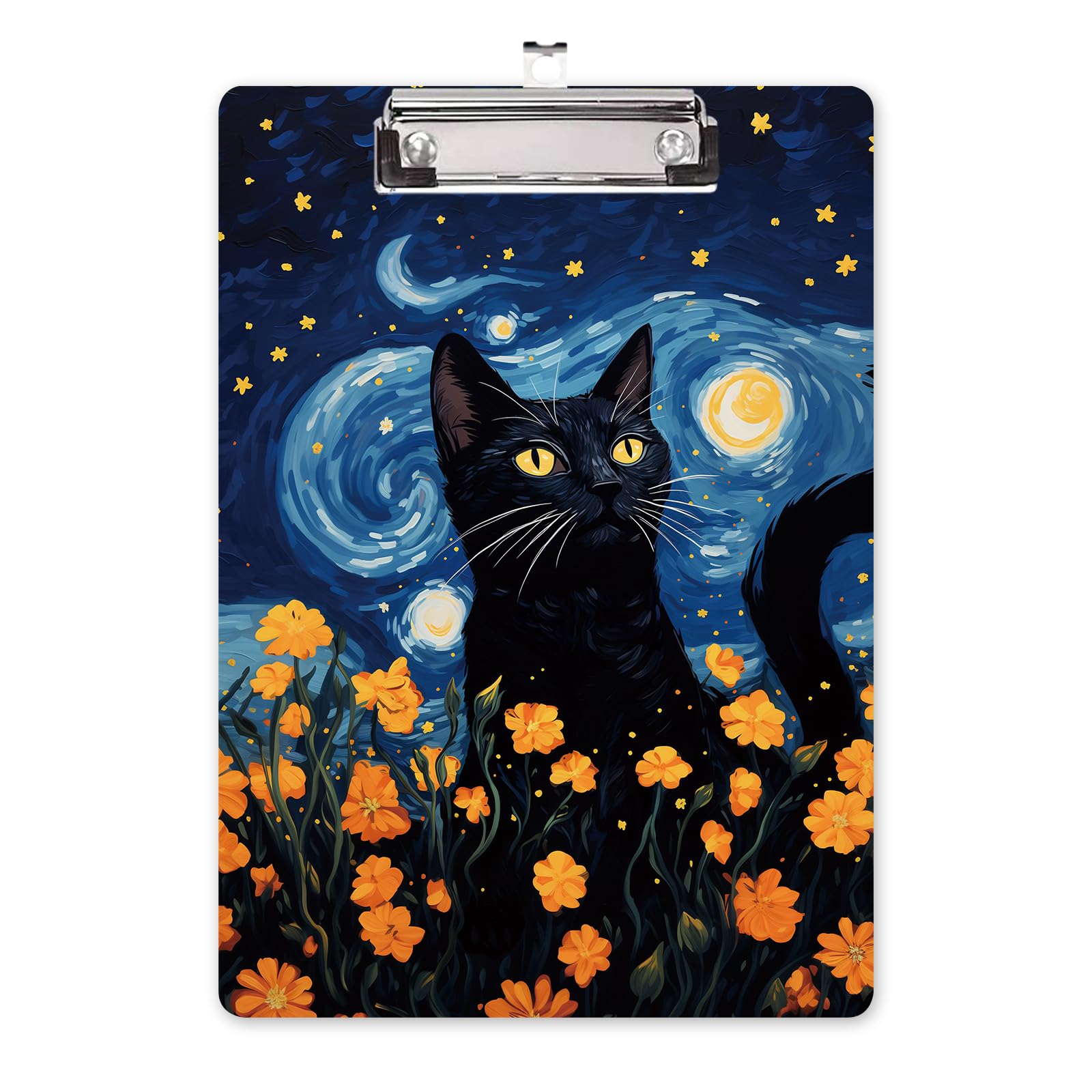 Hongri Wooden Clipboard, Fashion Design Clip Board for Classroom Students,Teacher, Women, Kids, Cute Custom Pattern, Standard Letter Size 9 x 12.5 in