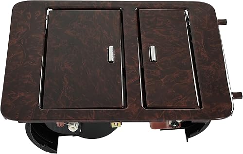 Miniatura 3 de Soporte de almacenamiento compatible con Chevy Silverado/GMC Sierra 2009-2014 de repuesto para consola central de grano de madera 23164631 se adapta