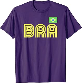 Brazil Flag Retro International Country Brasil Pride T-Shirt