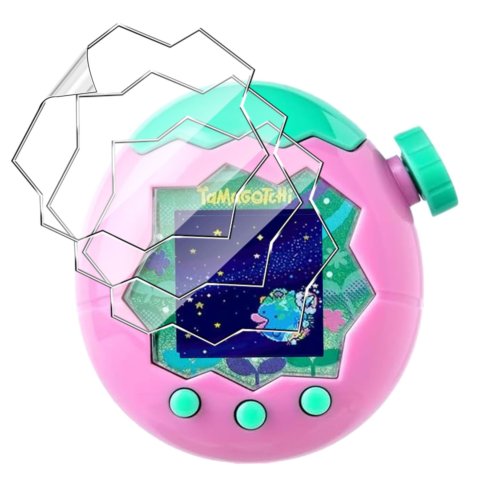 【3枚セット】For Tamagotchi Paradise フィルム TPU素材 たまごっちパラダイス フィルム 柔らかい 貼り付け簡単 超薄飛散防止 指紋防止 超薄 弾力性 高感度タッチ 高透過率 耐衝撃 気泡防止 撥水撥油