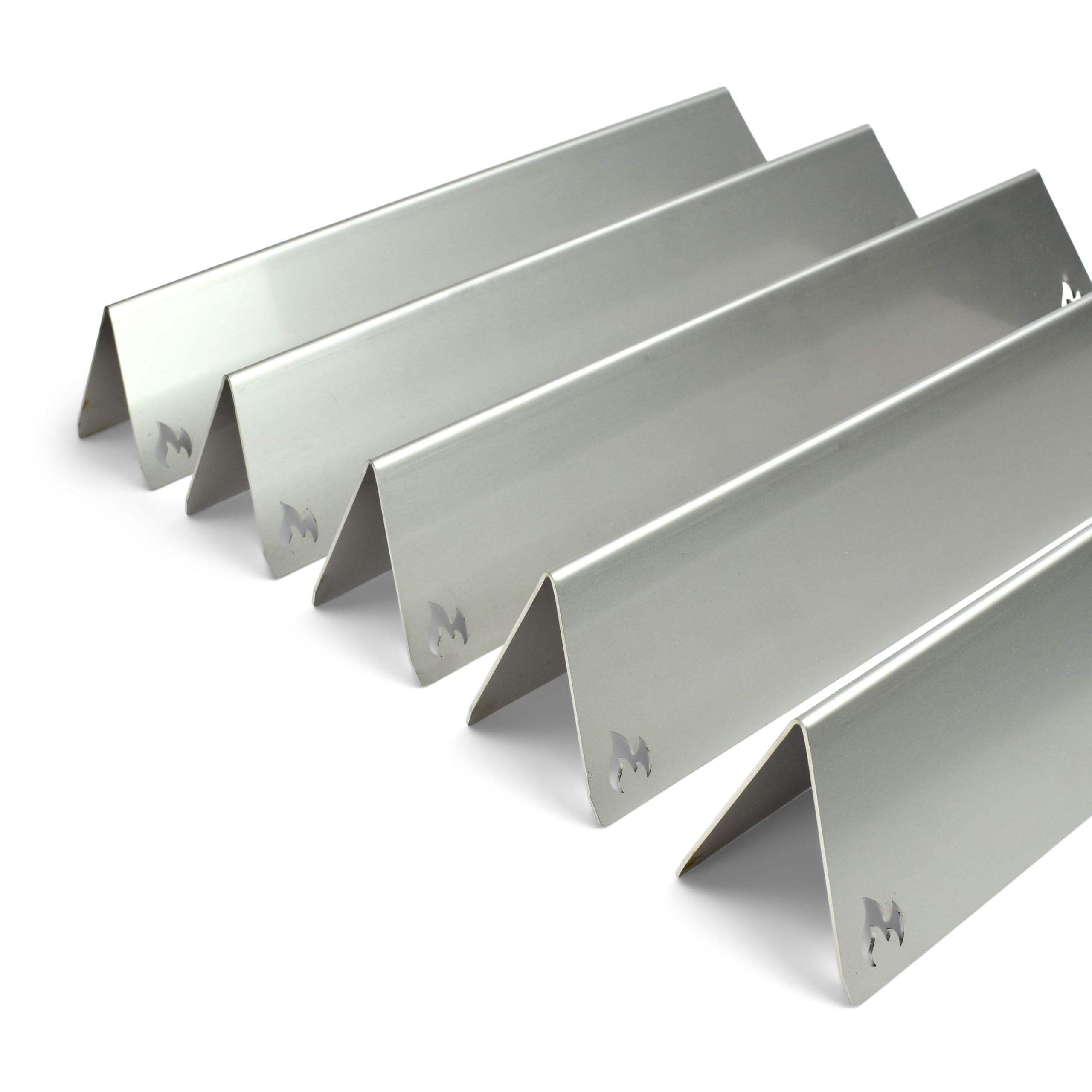 Grillrost.com Das Original Edelstahl Aromaschienen für Weber - Brennerabdeckung für Spirit 300er Serie