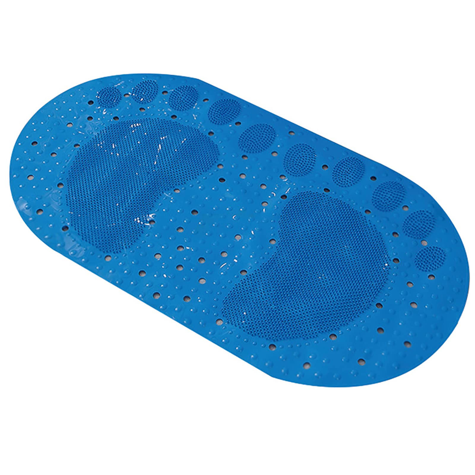 Tapis de bain antidérapant contre les glissades en PVC lavable à la machine