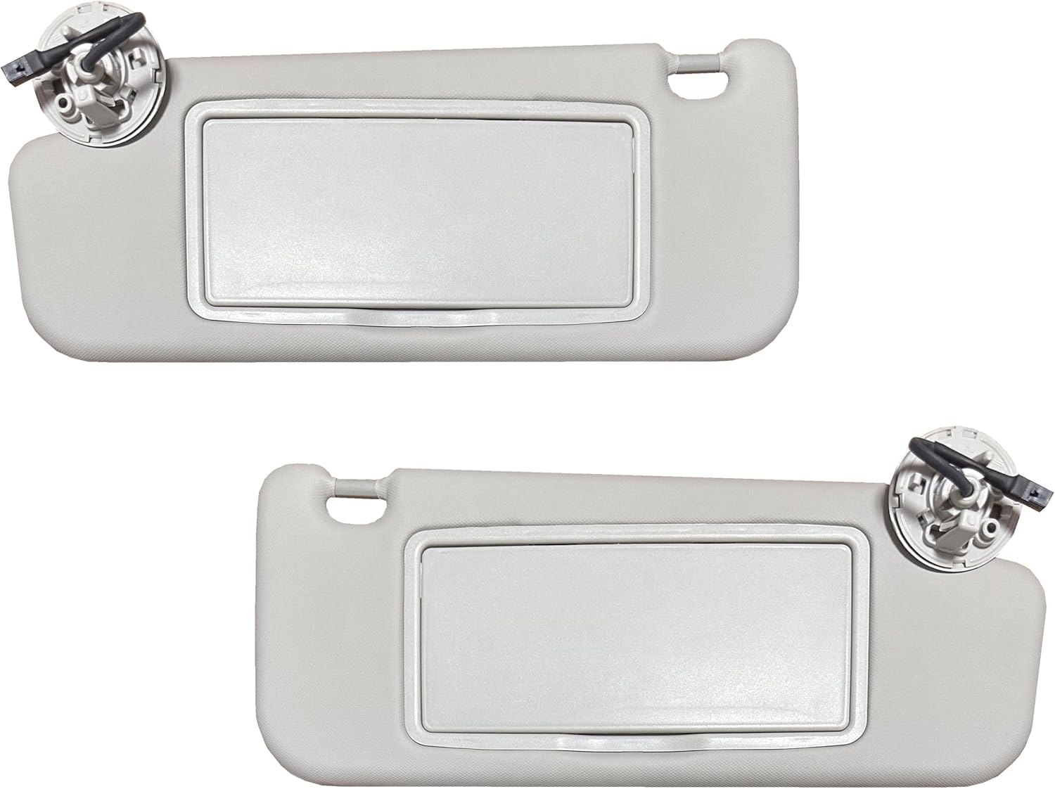Sun Visor Fits for Chevy Cruze 2011 2012 2013 2014 2015 2016 2017 2018 2019 Pair Set Left+Right 2MPLASTIC (Gray Atmosphere 2 Screws)