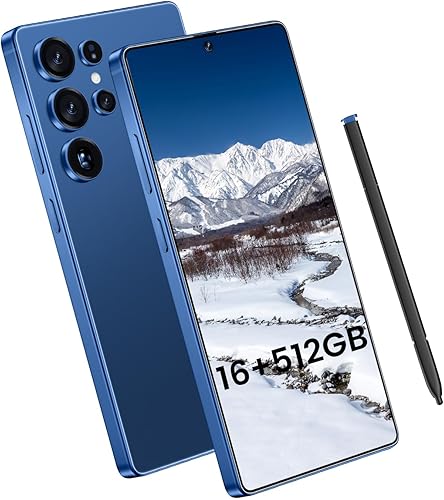 Miniatura 13 de I25 Ultra Smartphone: 16 GB de RAM, 512 GB de almacenamiento, batería de 7000 mAh, pantalla de 6.99 pulgadas, Android 14, lápiz óptico incorporado,