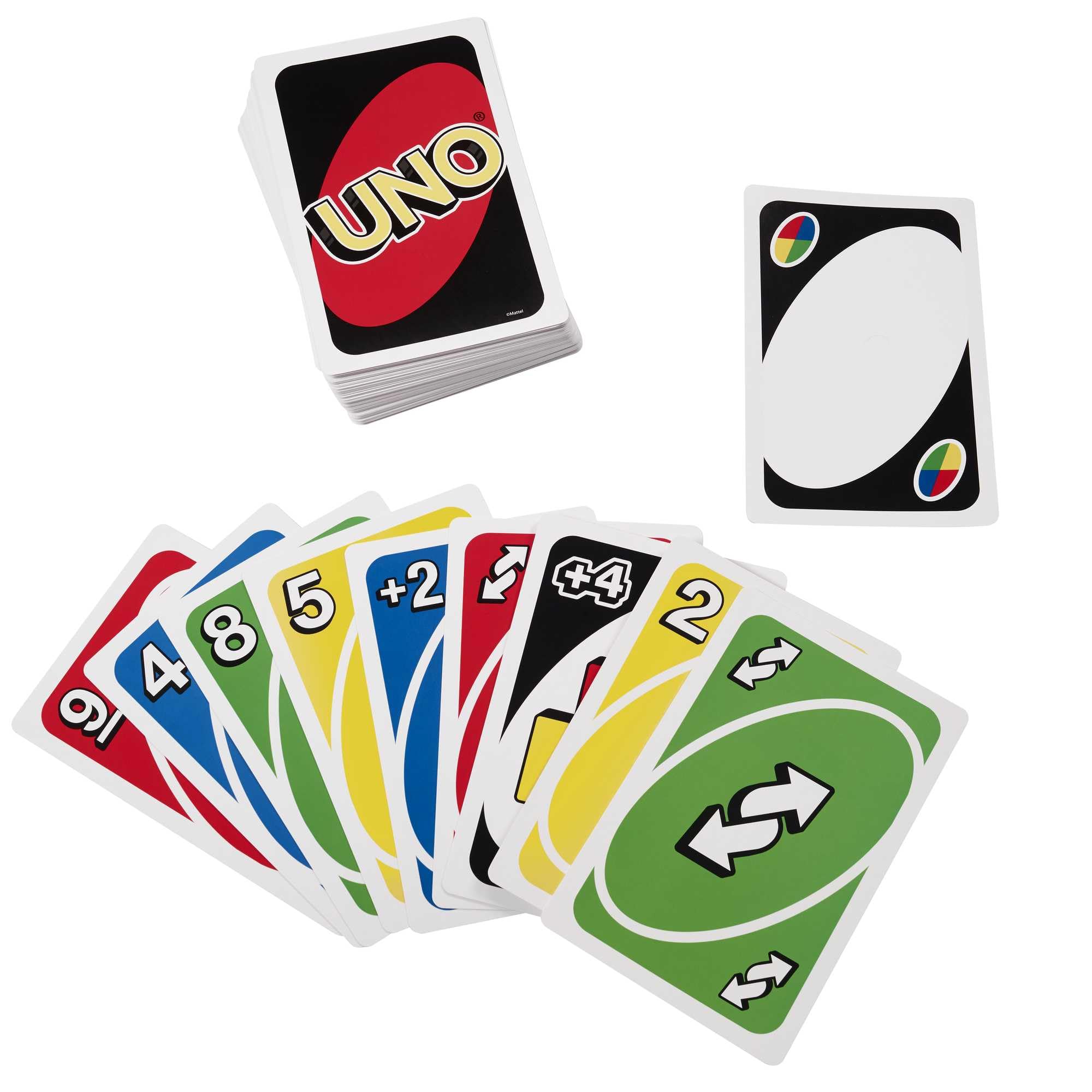 Mattel Games UNO Giant Kartenspiel für die ganze Familie, mit 108 übergroßen Karten und Anleitung, tolles Geschenk für Kinder ab 7 Jahren, GRL91