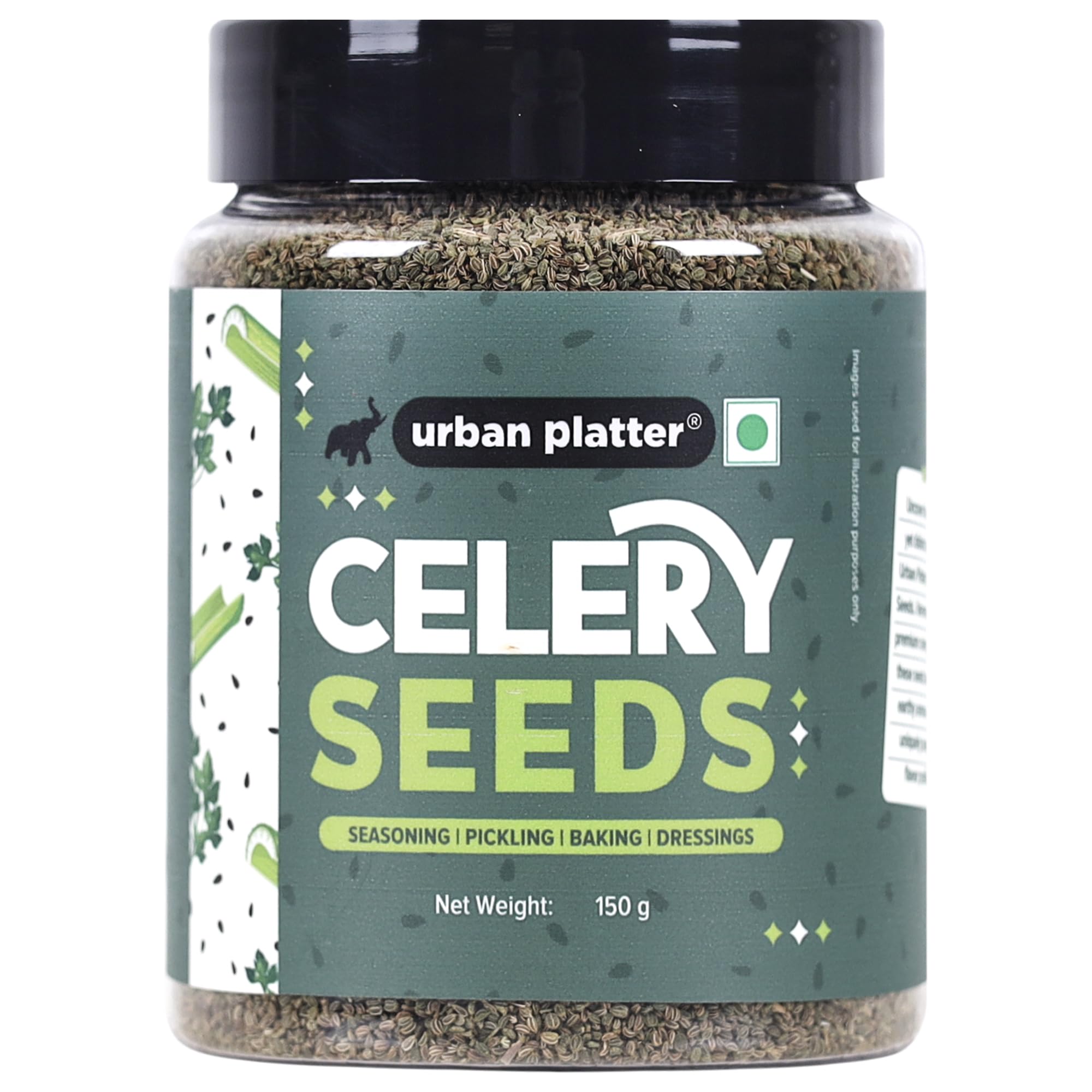 Urban Platter Whole Celery Seeds, 150 grams (Perfect for Seasonings, Spice Rubs and Herbal Teas) (B09M6WPH6S) Amazon Price History, Amazon Price Tracker