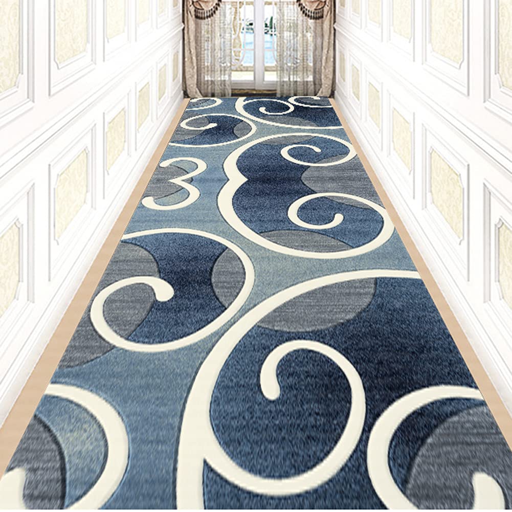 Passatoia Lunga, Facile Da Posare Piatto Scale Del Corridoio A Gradini Decorazione Del Terreno Tappeto Da Bagno in Puro Cotone Antiscivolo Igroscopico Cucina Passatoia,A,70x200cm