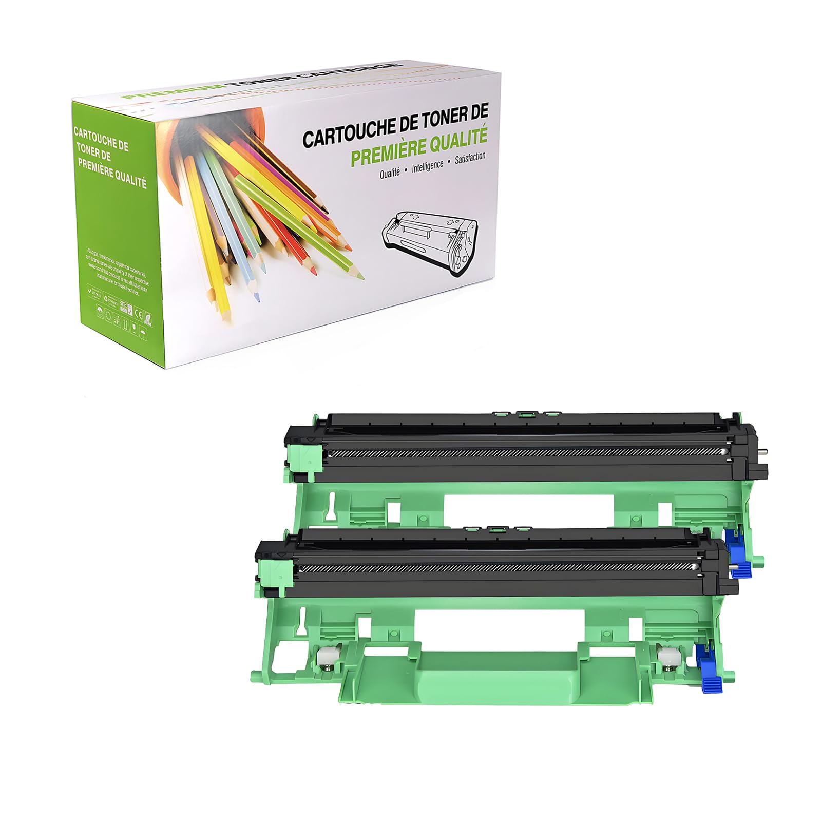 Kompatybilny zamiennik zespołu bębna dla Brother DR-116 DR116 do użytku z Brother HL-L1222 HL-L1222V HL-L1232W HL-L1232WV DCP-L1632W drukarką,(czarny-12000 stron),2 pack