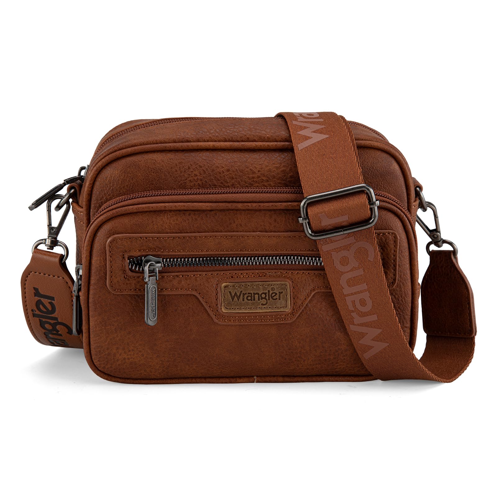Wrangler Crossbody Bag for Women Multi Pocket Crossover Bag Shoulder Pursea with Adjustable Strap