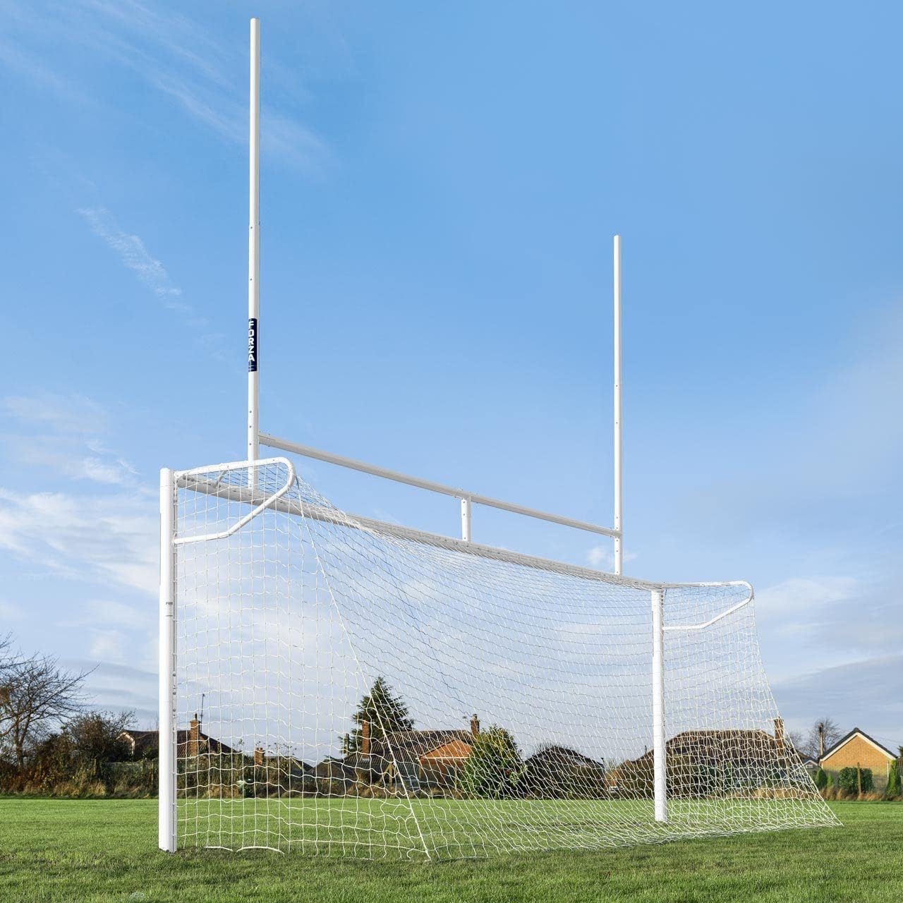 FORZA Alu110 Ultimate Aluminum Combi Goals for Football & Soccer | Freestanding or Socketed 2-in-1 Goal Posts