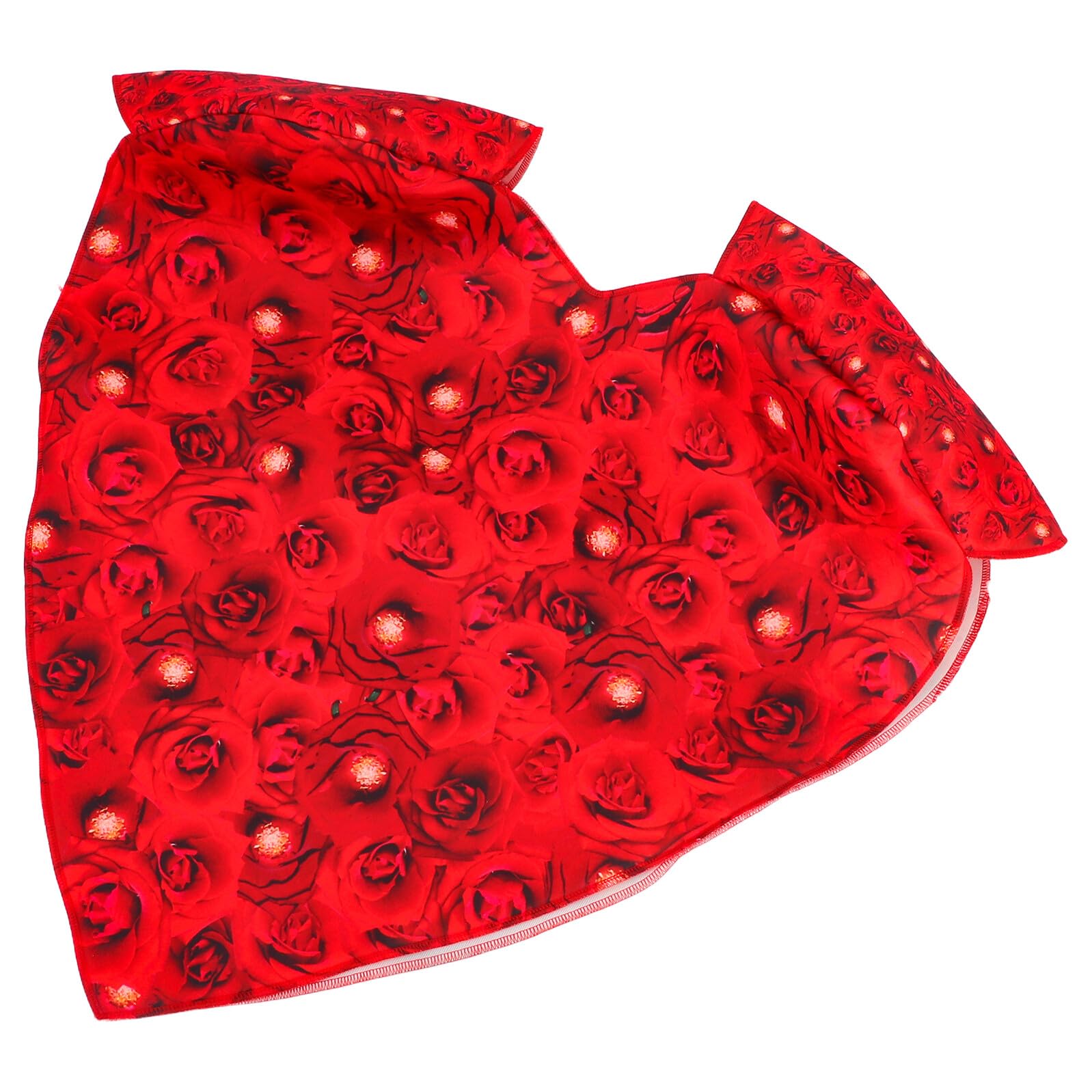 Costume de Saint-Valentin de Cœur avec Motifs Floraux pour Tenue de Cosplay - 8