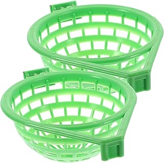 2PCS Green Multi-Purpose Bird Nest Basin for Homing Pigeons and Small Birds Relaxing Sleeping Nest Bowl Suitable for Parrot and Finch Breeding Stable Quality Material