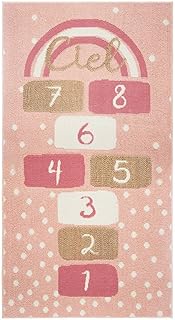 Atmosphera - Tapis Enfant Marelle - Rose 80x150 cm
