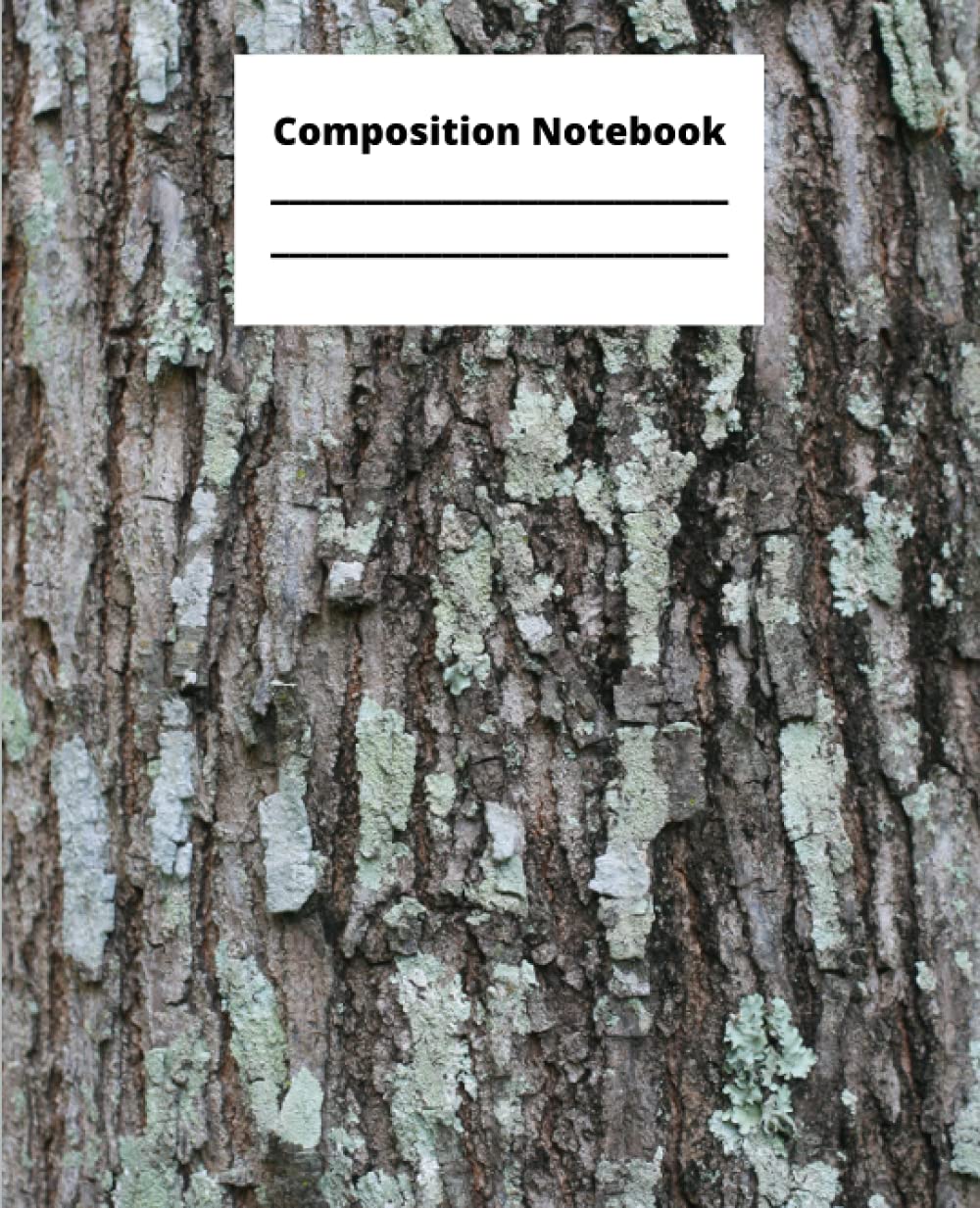Composition Notebook: Tree Cover Wide Lined Composition Notebook for Teens Girls Kids, School Supplies| 200 Pages | 7.5" x 9.25"