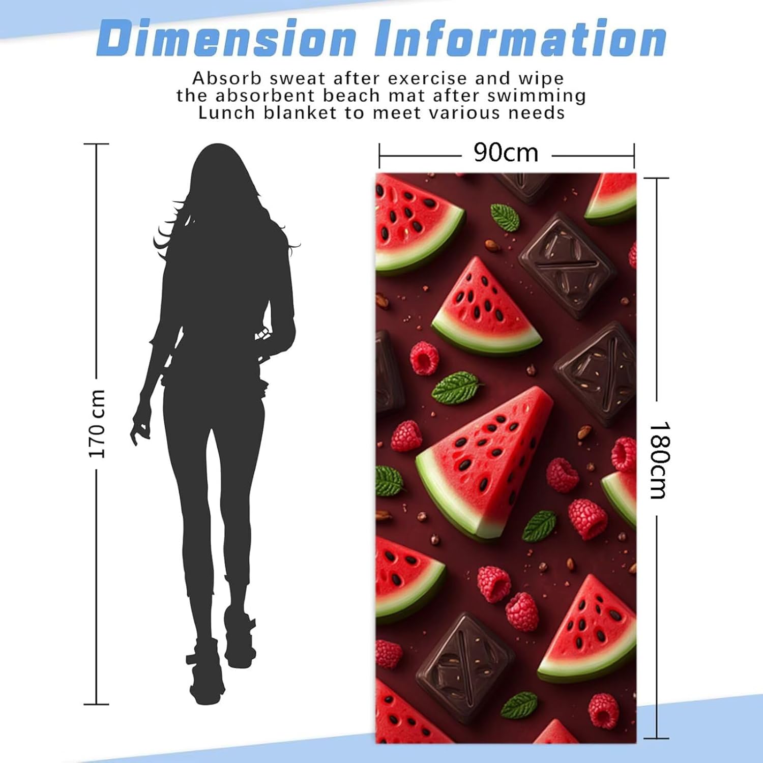 ビーチタオル 大判 100x220cm, 超大スイムタオル, マイクロファイバー beach towel, 多用途 速乾タオル かわ