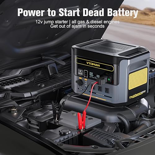 Miniatura 20 de VTOMAN FlashSpeed 300 Estación de energía portátil de 300 W, generador solar de 230 Wh con batería LiFePO4, 3000 ciclos, PD 100 W USB-C, 6 salidas