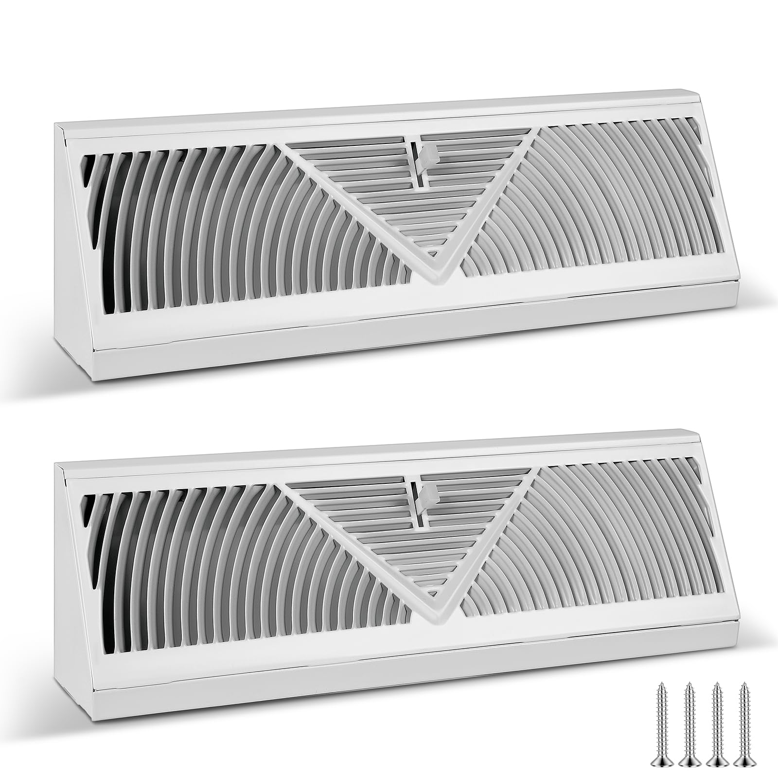 Housses d'aération de plinthe 38,1 cm | Grille de ventilation sol maison design osier réglable