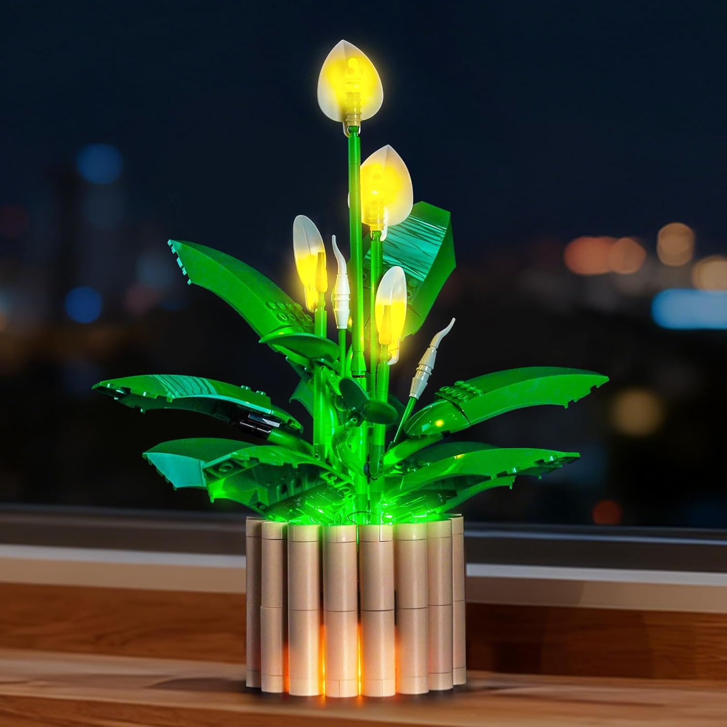 LED Lighting Compatible with Lego Peace Lily 11504 - JUST Lights,Light Kit Compatible with Lego Botanicals 11504,NOT Included The Mode