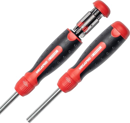 MEGAPRO Ratcheting Multi-Bit Screwdriver