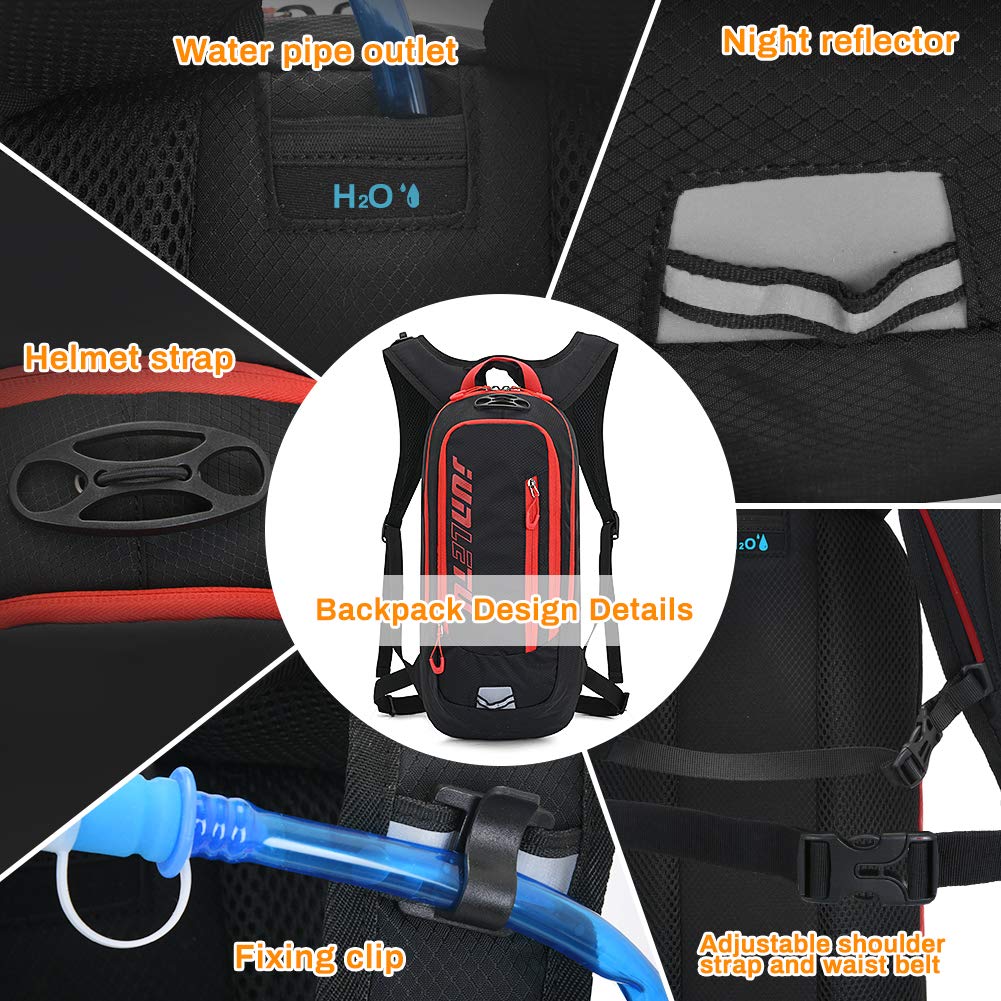 Zaino Idratazione 2L Per Ciclismo E Running - Leggero E Traspirante Con Tasche Multiple - Foto 5