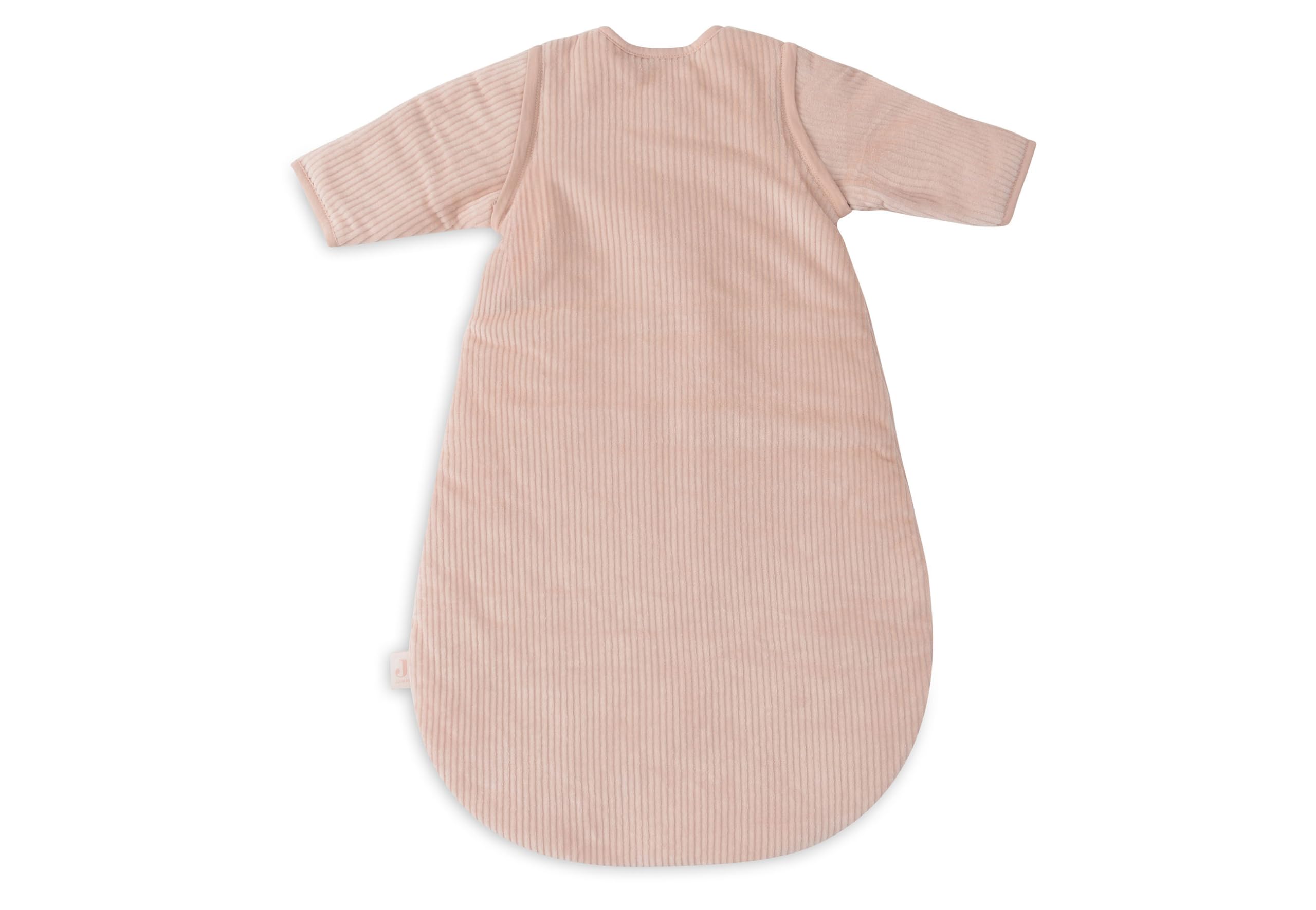 Jollein Schlafsack Baby Rund - Velvet Rib, Wild Rose - 70 cm - Baumwolle, Polyester - 2.0 bis 3.0 TOG - Abnehmbare Ärmel - Oeko-TEX Zertifiziert - Baby Schlafsack