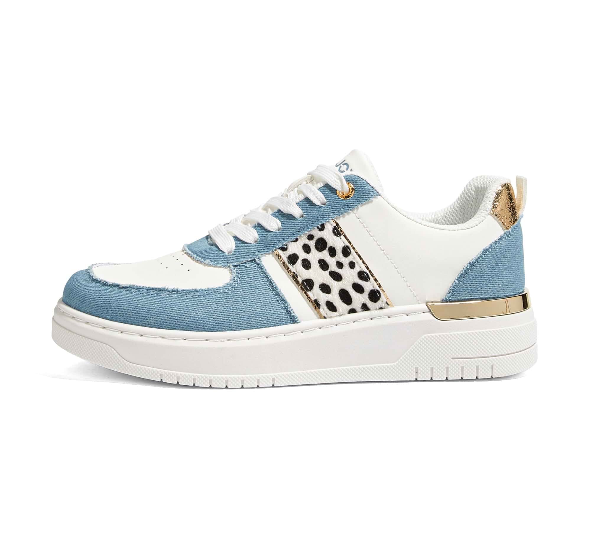 Fashion Sneakers for Women,Retro Lace-Up Casual Trendy Daily Style Scuff-resistant PU upper, anti-slip gum outsole, cushioned insole, sweat-wicking lining, easy-clean, versatile silhouette