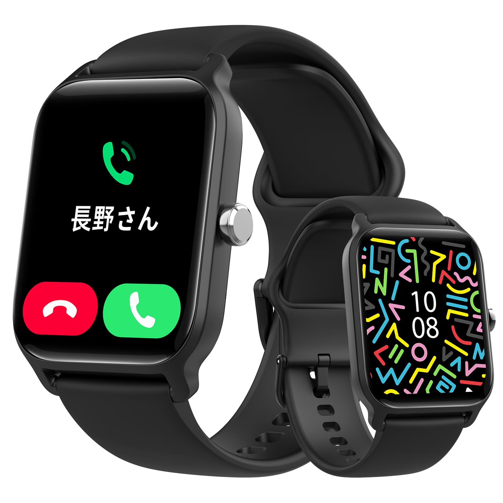 Amazon | Tensky スマートウォッチ 通話機能付き＆Alexa音声 2024 酸素  