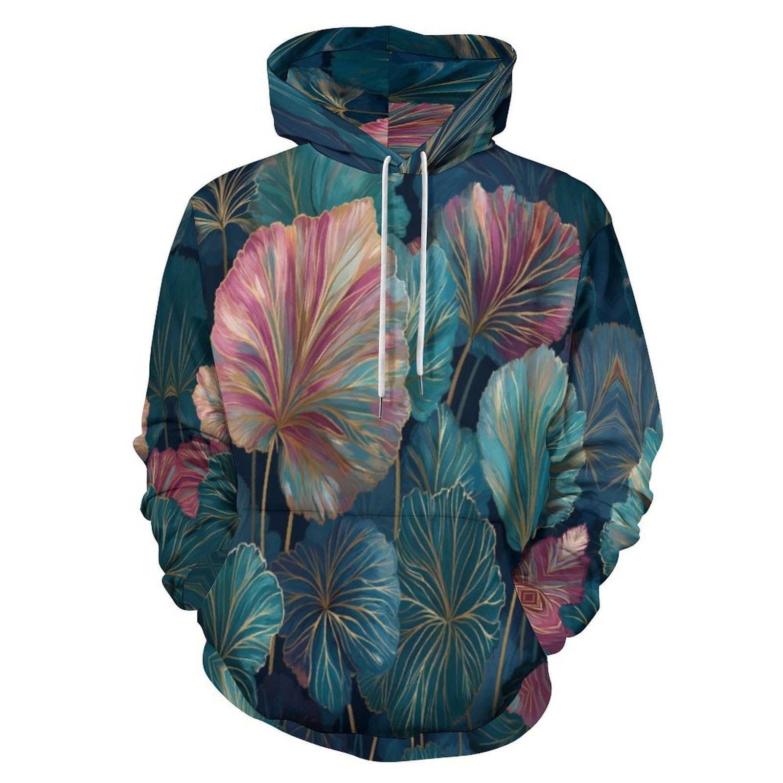 Veste décontractée feuilles peintes 3D de qualité esthétique supérieure - 8