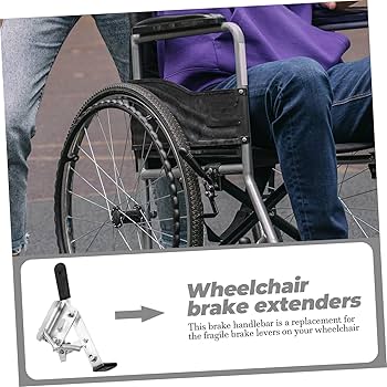 Amazon.co.jp: IWOWHERO 2個車椅子用ブレーキレバー アルミ製