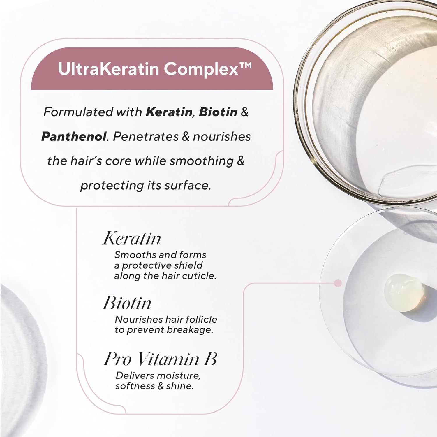 Infusion K Keratin Anti-Breakage Shampoo & Conditioner with UltraKeratin Complex | Hydrates & Strengthens | Enhances Softness & Shine | Color Safe | Paraben, Cruelty, & Sulfate Free - Duo Pack - Image 5