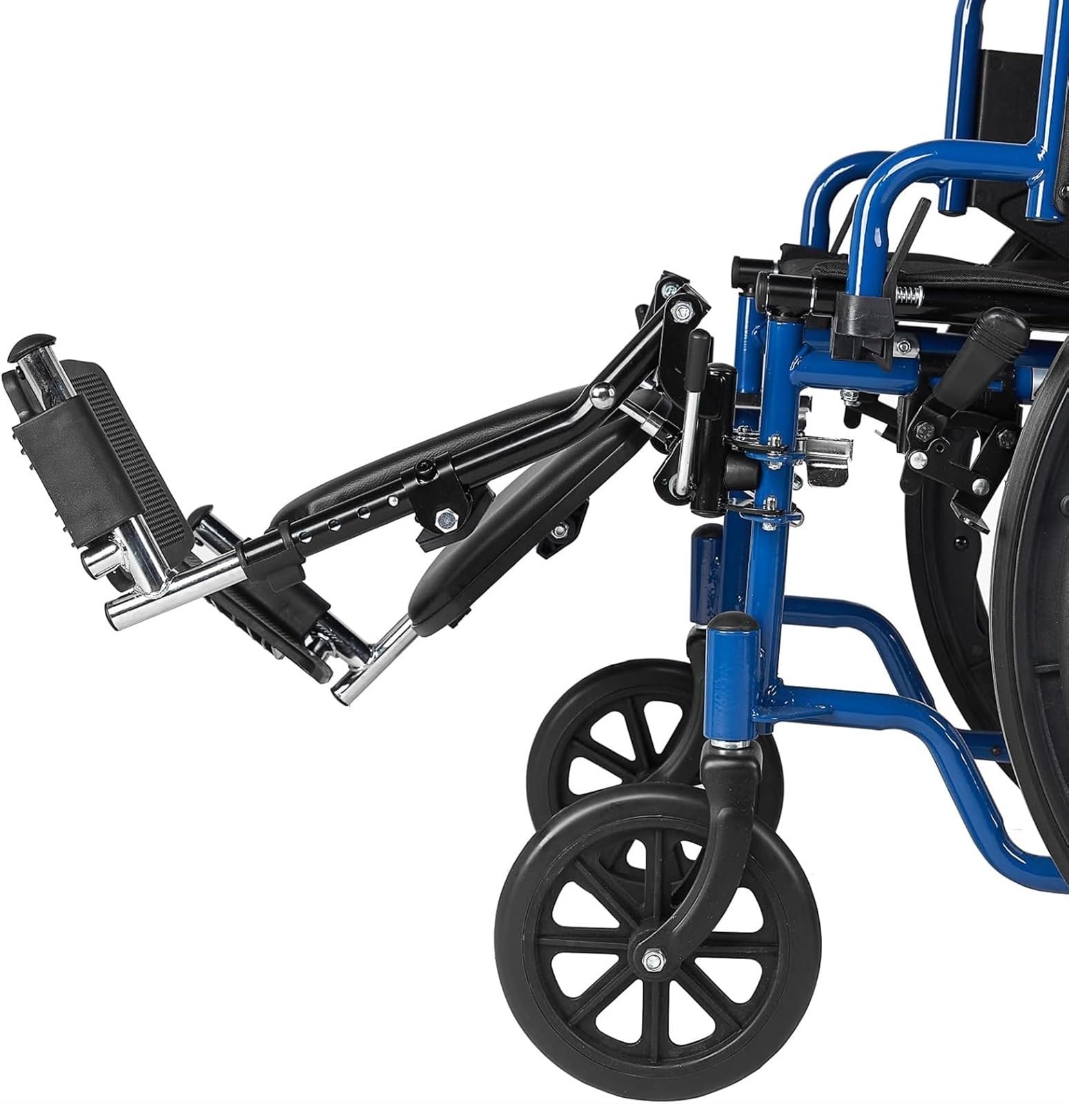 Reposapiés elevadores con soportes acolchados para pantorrillas, piezas universales compatibles con sillas reclinables estándar y de transporte