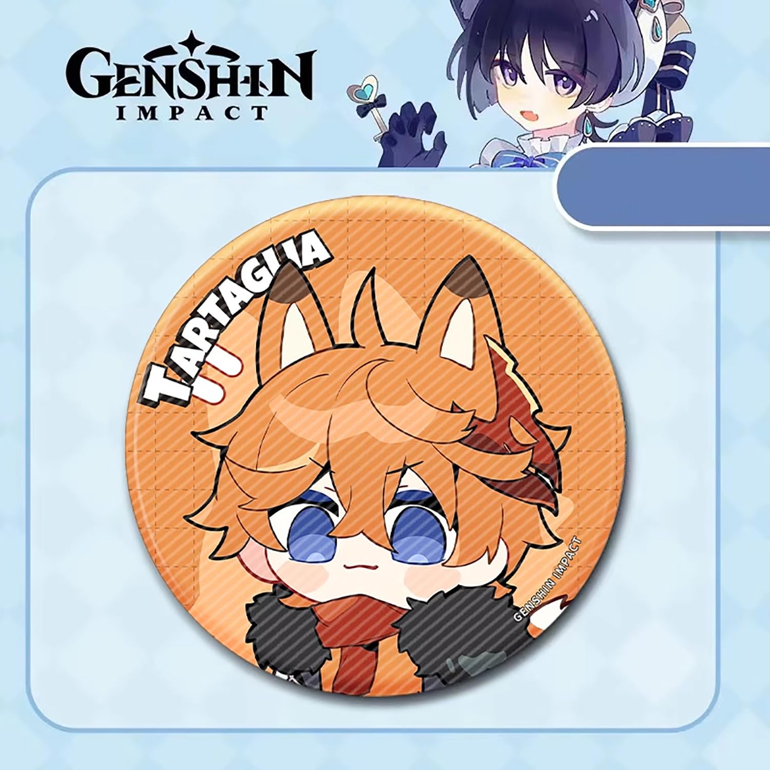 Amazon.co.jp: 原神 愚人衆 執行官 缶バッジ 4点セット 放浪者