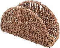 Mimo Style Porta Guardanapo, Formato Meia Lua. Feito Inteiramente de Fibra Natural, Material Resistente e de Alta Qualidade. Elegante e Combina Perfeitamente Com Todos os Ambientes