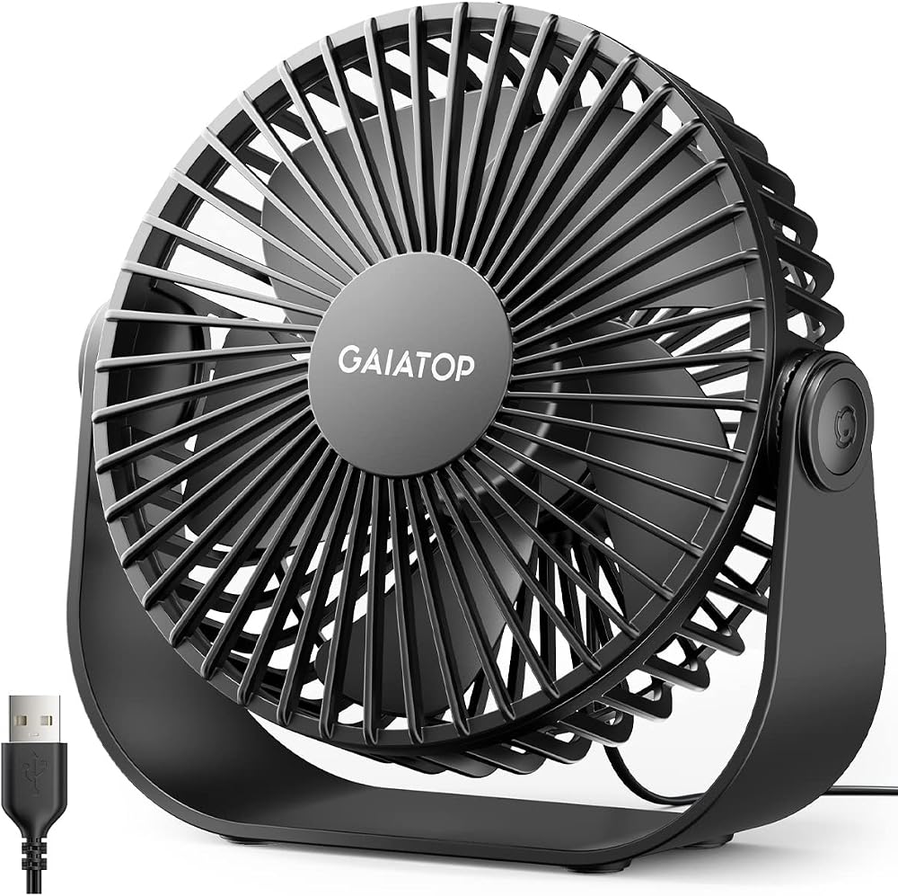 Gaiatop 5.5-Inch Portable Desk Fan