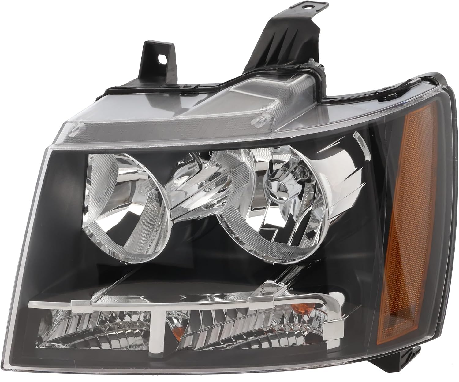 Compatible with 07-13 Avalanche Front Halogen Headlight Headlamp Head Light Lamp with Bulb Left Driver Side