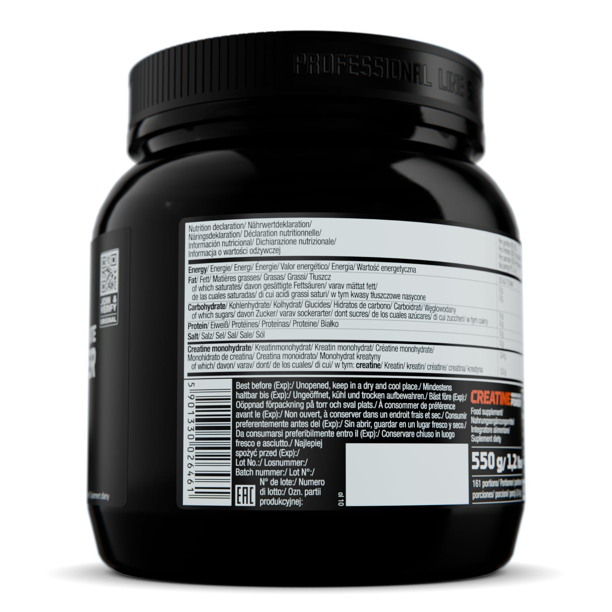 OLIMP SPORT NUTRITION Créatine Monohydrate Poudre 550 g