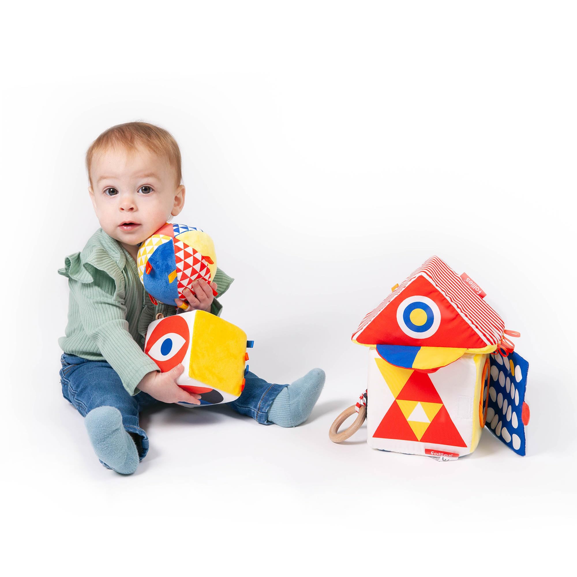 Amazon.com: The Baby Bauhaus Set, Jumbo Soft Baby Blocks with