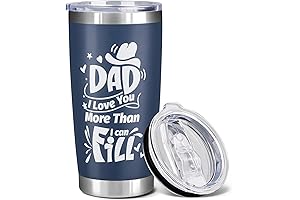 Gift for Dad 20Oz Tumbler with Lid Funny Birthday Gifts for Dad