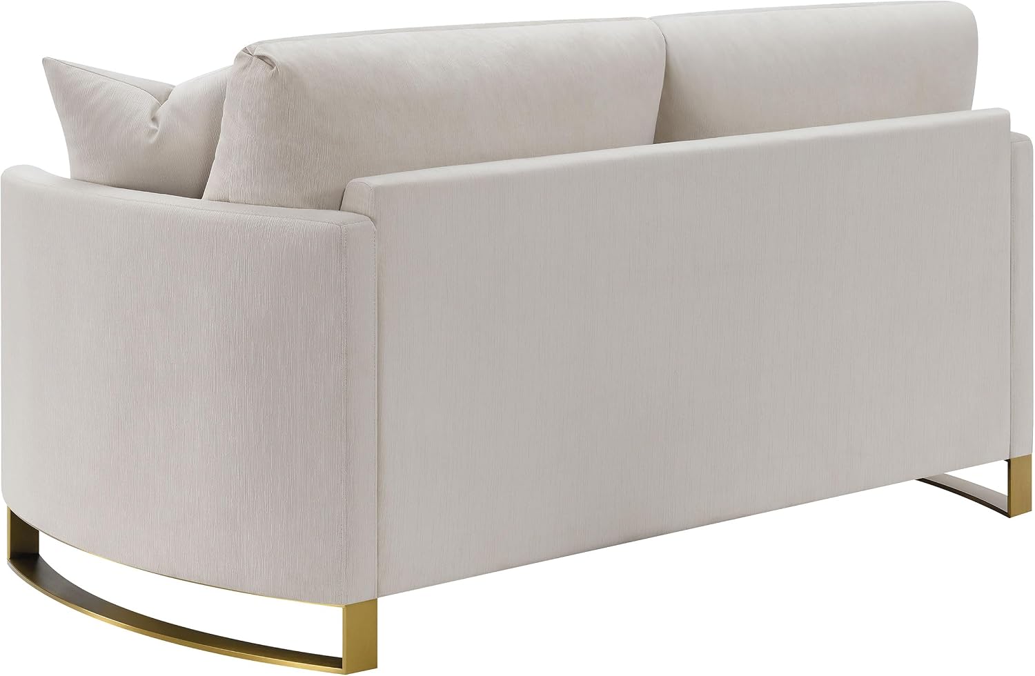 Coaster Home Furnishings - Corliss - 2-Piece Velvet Upholstered Sofa and Loveseat Set with Arched Arms - Contemporary - Living Room - Beige - 508821-S2