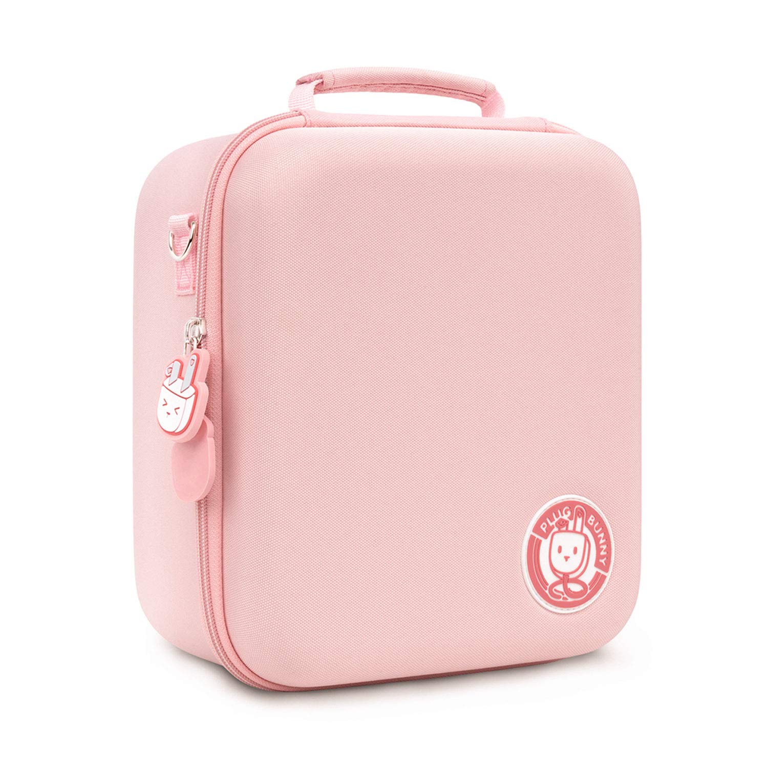 Geekshare Cute Plug Bunny Carrying Case Compatible With Nintendo Switch Protective Travel System Case With 18 Game Card Slots For Switch Console Pro Controller Dock And Accessories Amazon In Video Games