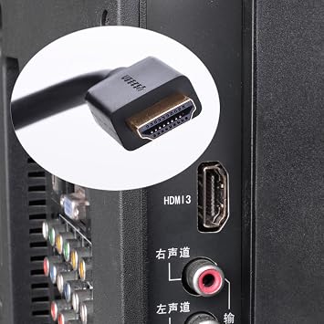 Ugreen UHD 4K High Speed Ethernet and HDMI Cable, 2 Meters, Black