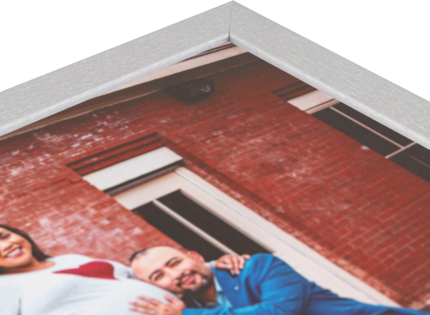 ArtToFrames 11x17 inch Platinum Style Picture Frame, WOMBW26-442-11x17
