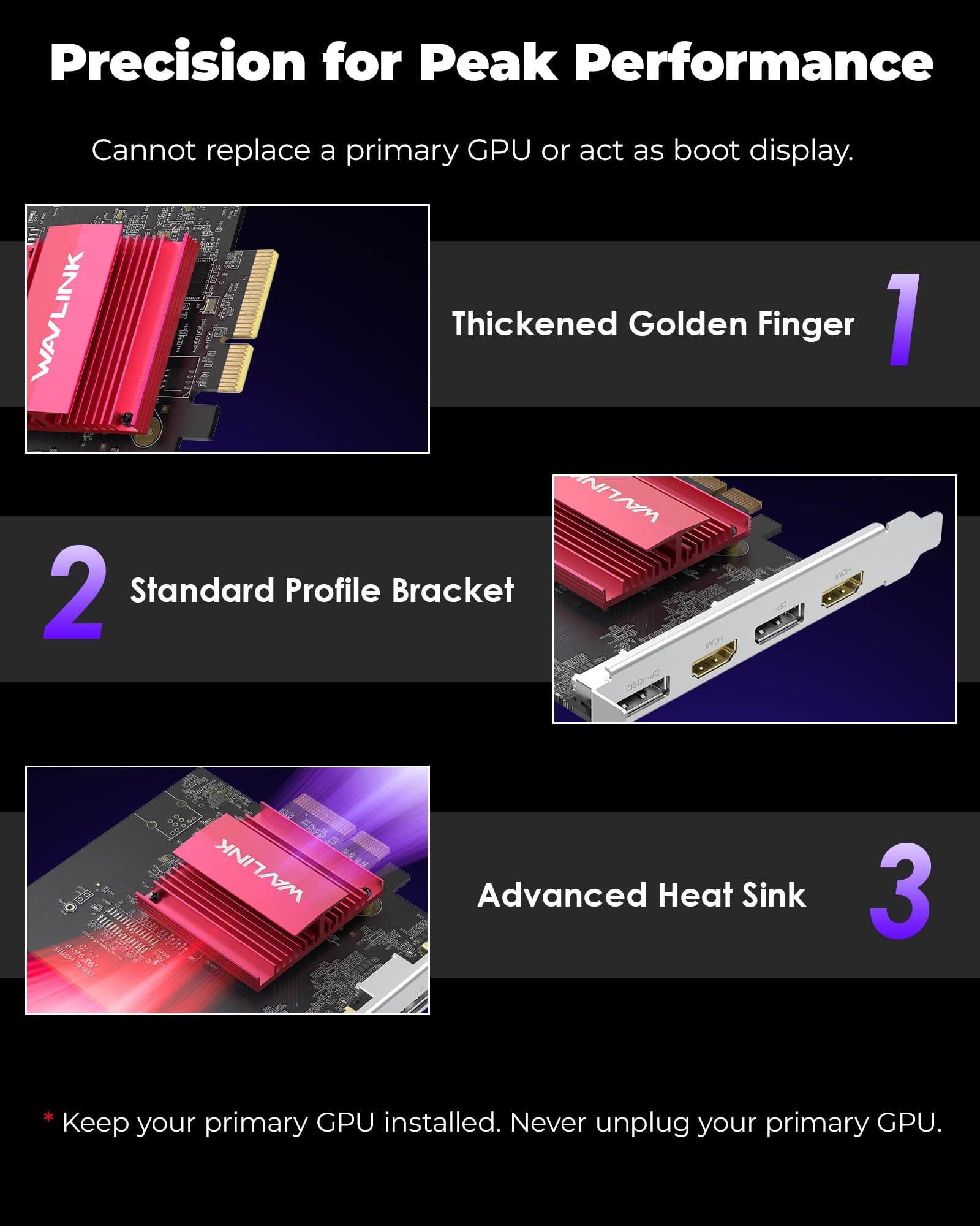 WAVLINK 8K/4K Monitor Card - 4 Extra Displays -7