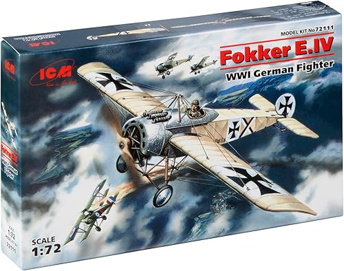 Miniatura 1 de ICM Modelos alemán Fokker E.IV Kit de construcción
