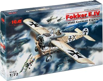 Icm 1/72 ドイツ フォッカー E.iv プラモデル 72111