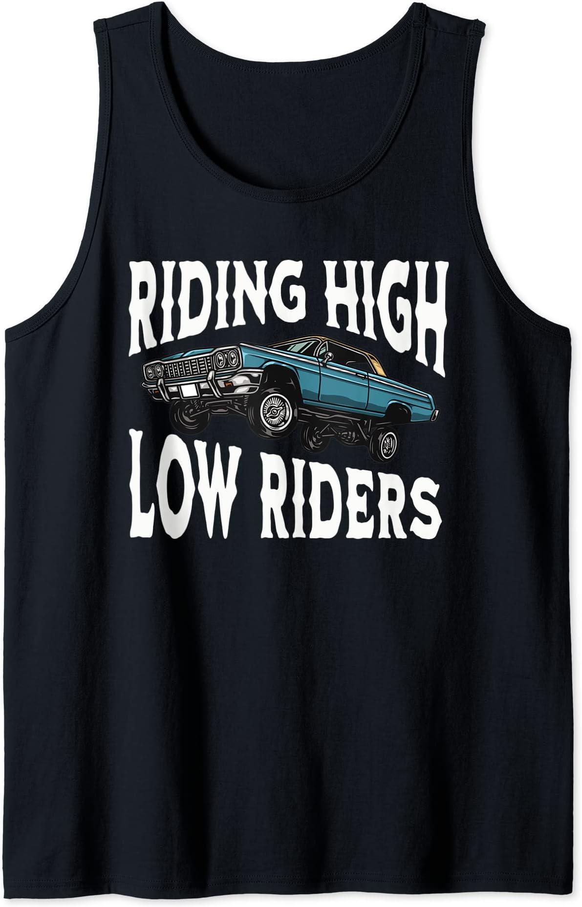 Lowriders Chicano Impala Street Rides Car GiftsLow Rider Car Street Lowrider Old School for Men Women Tank Top