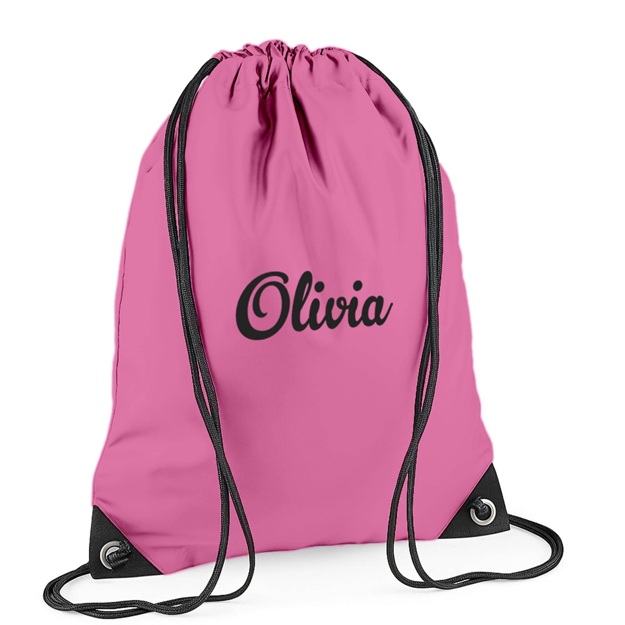KreateSquare Personalised Drawstring Bags Lightweight and Portable String Backpack for Men Women Kids Perfect for Gym, Sports, School, Travel, Swimming, Beach Customizable Bag for Gifts & Daily Use
